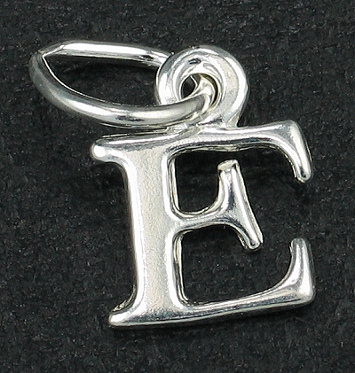 STG Sterling Silver Alphabet Charm - E SOLD OUT 1